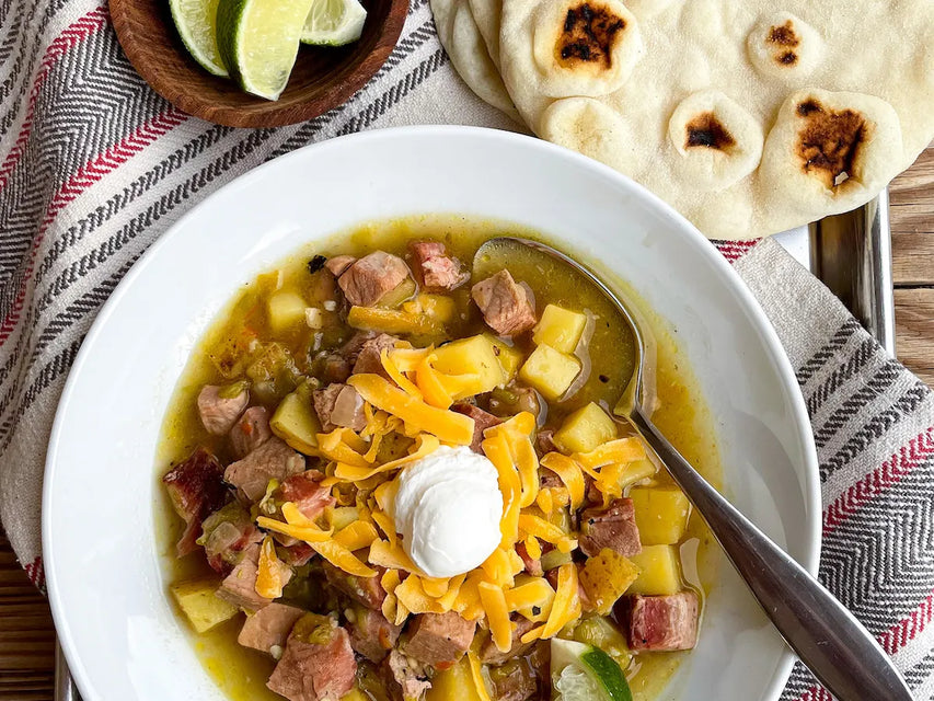 Green Chile Stew with Smoked Pork (updated)