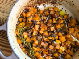 Roasted Butternut Squash & Portobello Hash