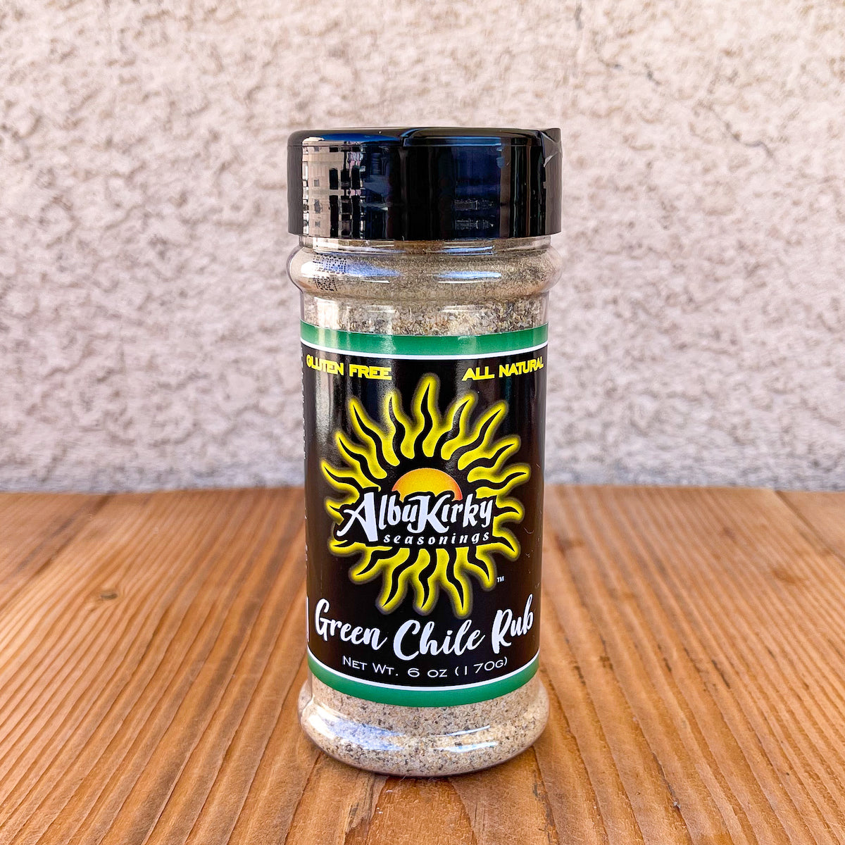 Green Chile Rub 6oz bottle - front