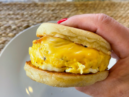 Homemade Fast Food Breakfast Sandwich Dupe