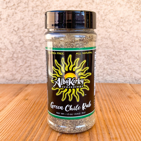 Green Chile Rub 12oz Mega Bottle AlbuKirky Seasonings